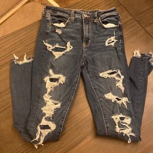 American eagle ripped jeans